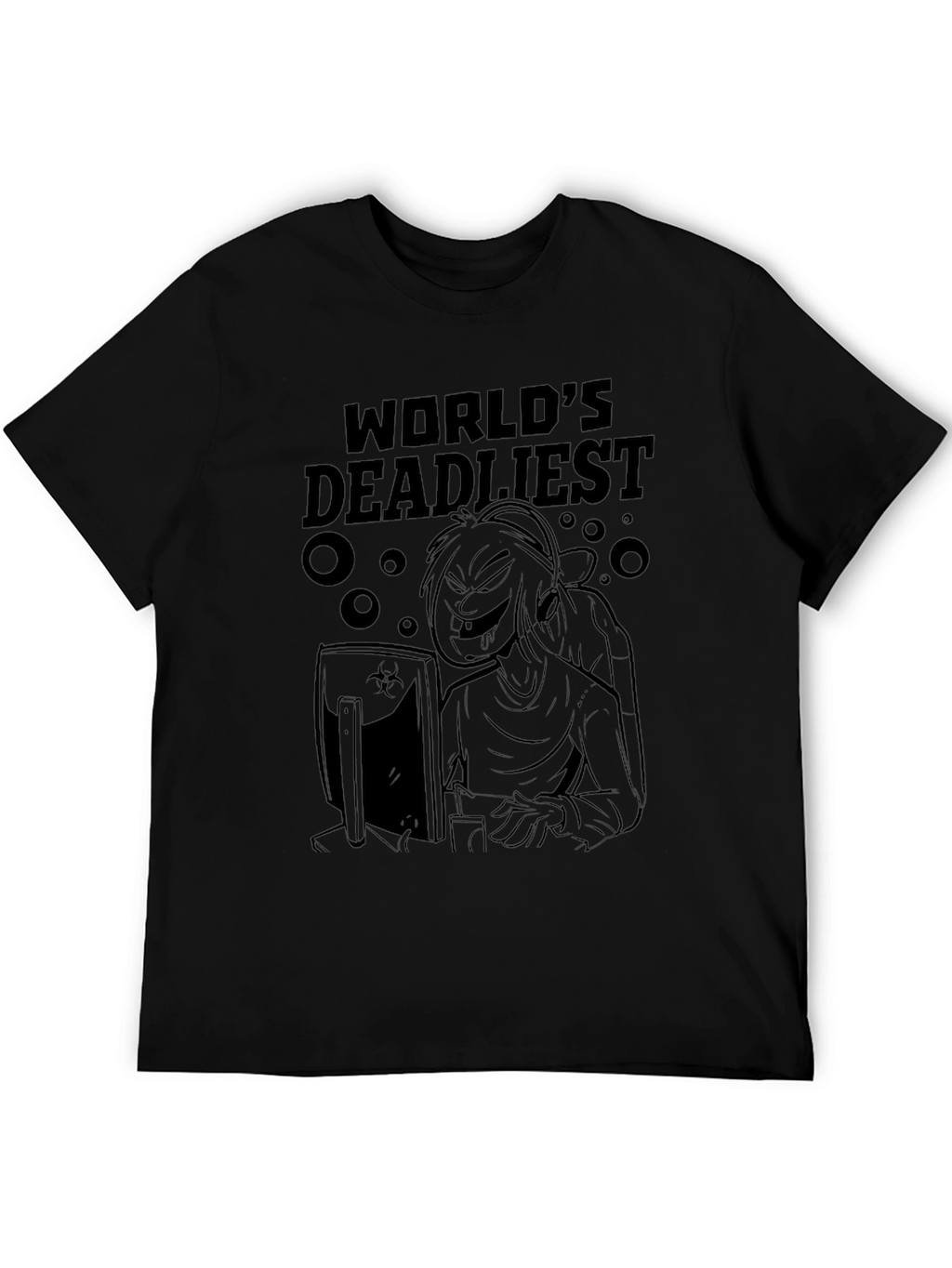 Worlds Deadliest Gamer Black T-Shirt