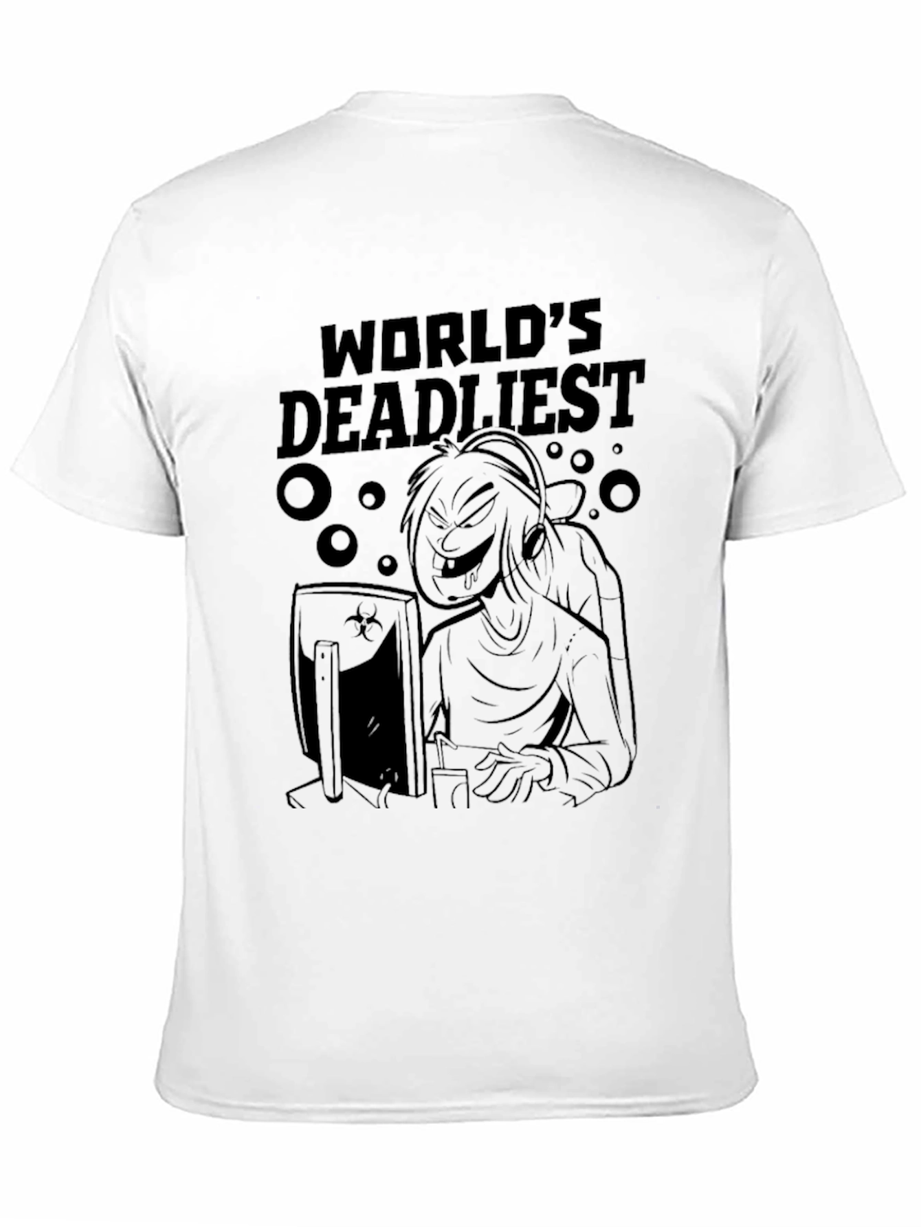 Worlds Deadliest Gamer Black T-Shirt