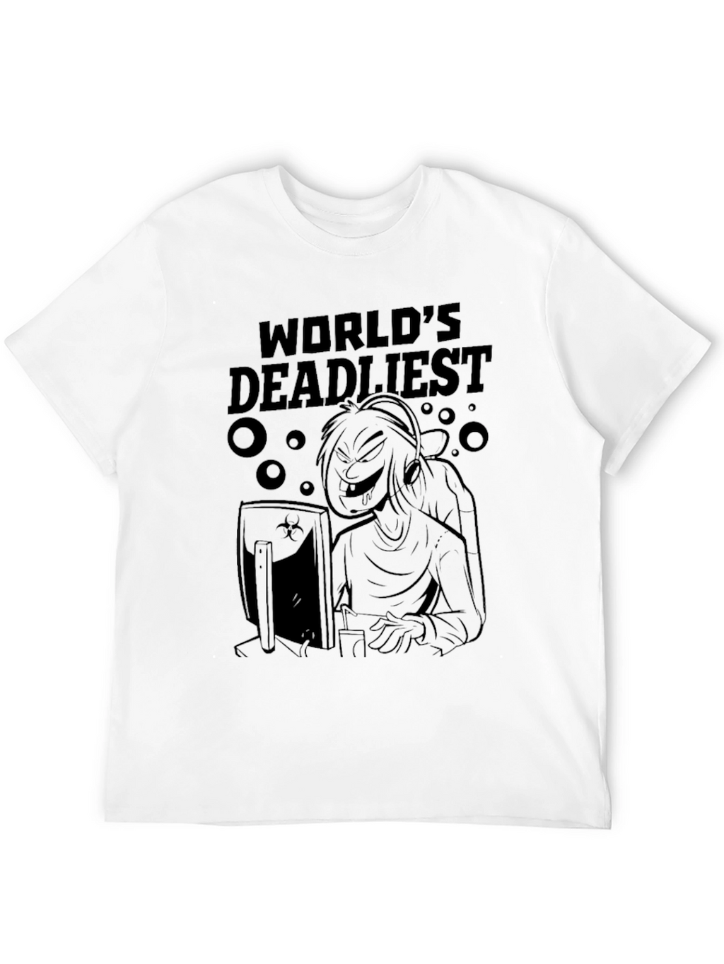 Worlds Deadliest Gamer Black T-Shirt