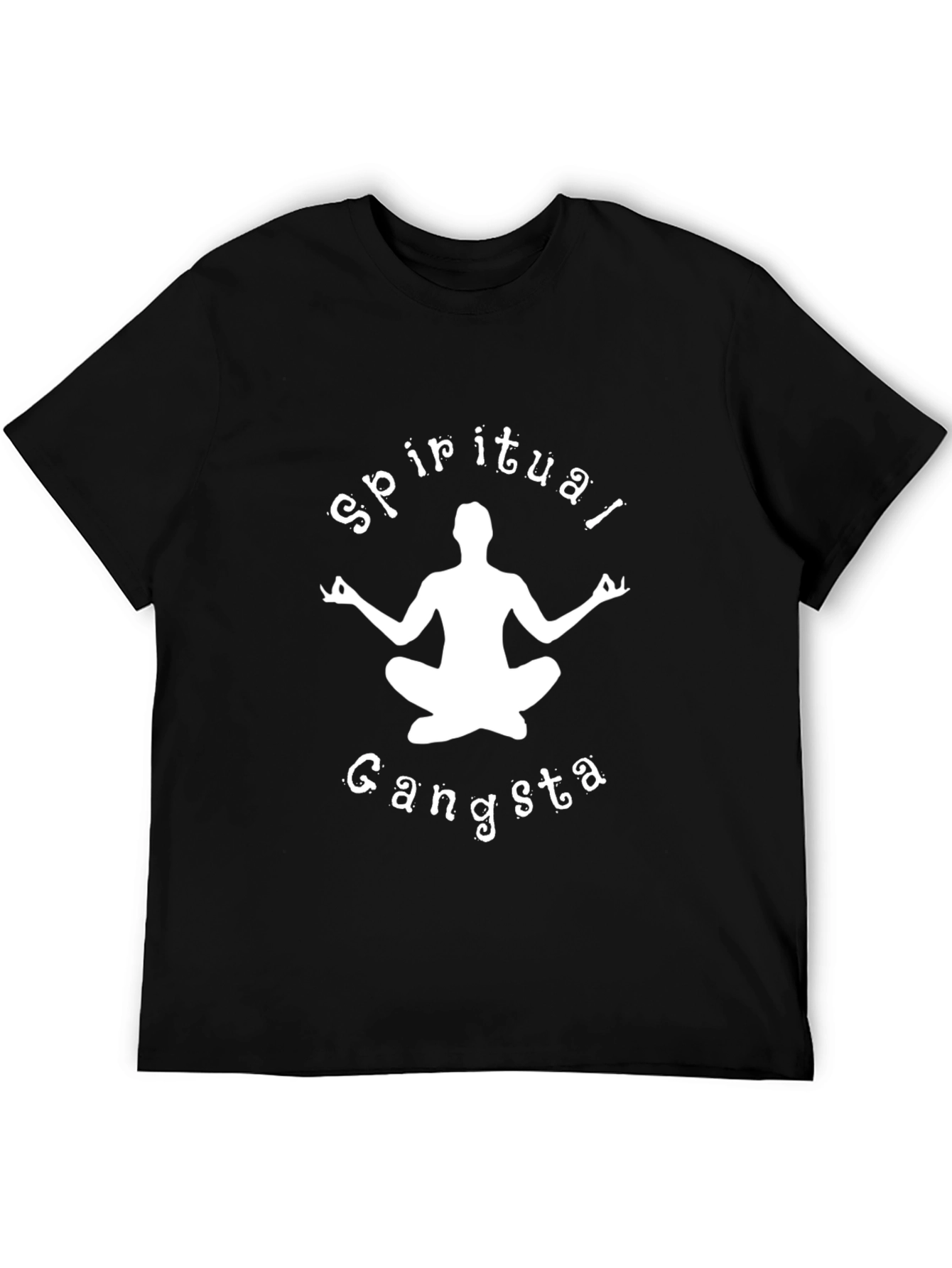 Spiritual Gangsta T-Shirt - Black Yoga Tee