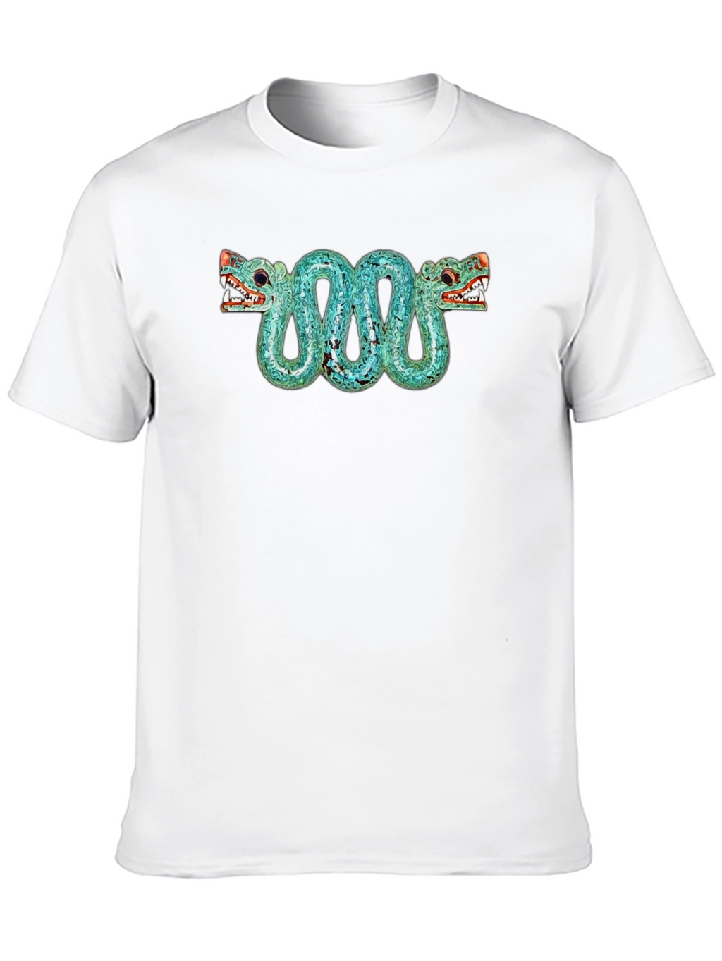 Aztec Serpent T-Shirt - Black Graphic Tee