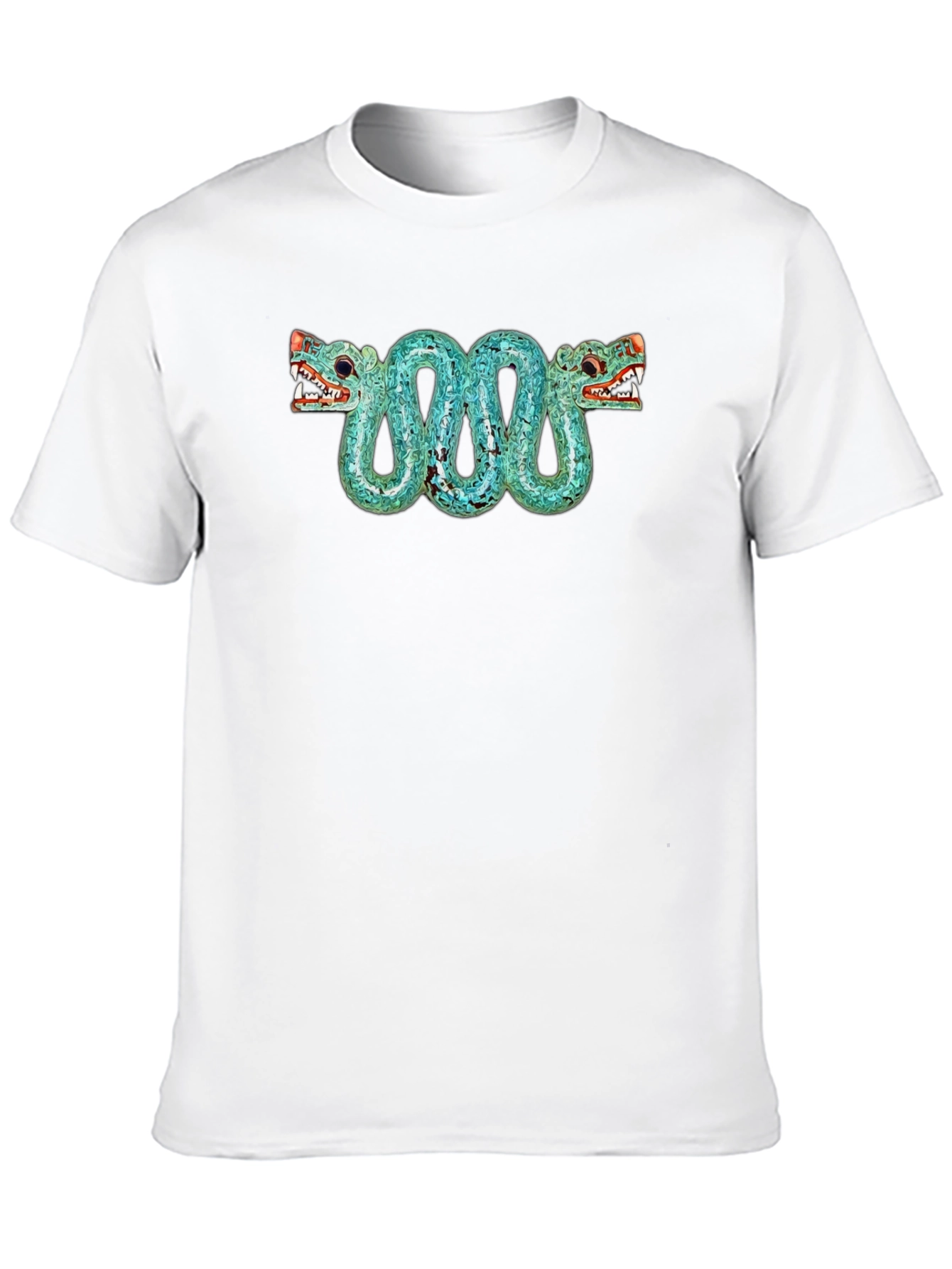 Aztec Serpent T-Shirt - Black Graphic Tee