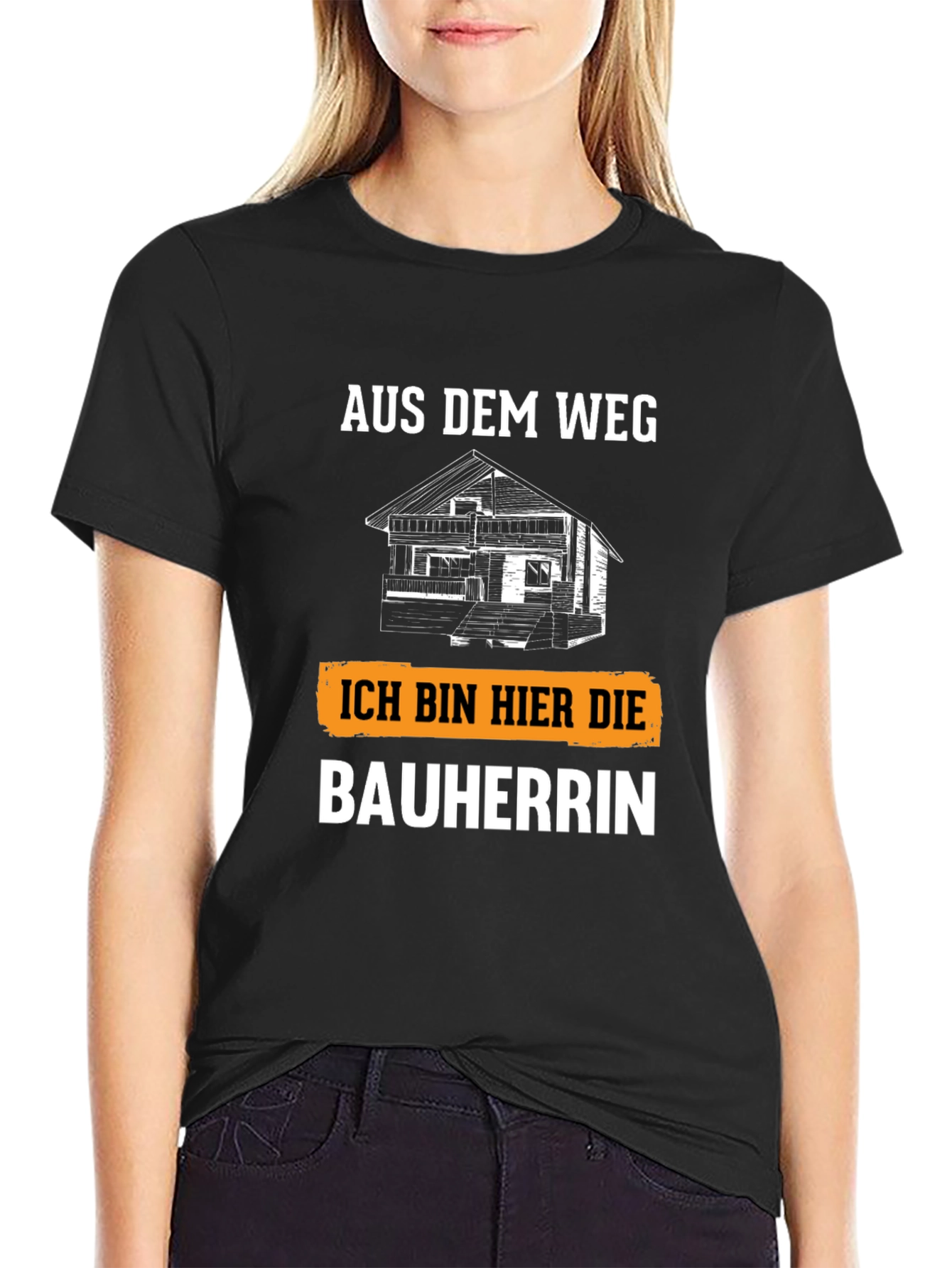 Bauherrin T-Shirt - German Construction Boss Tee