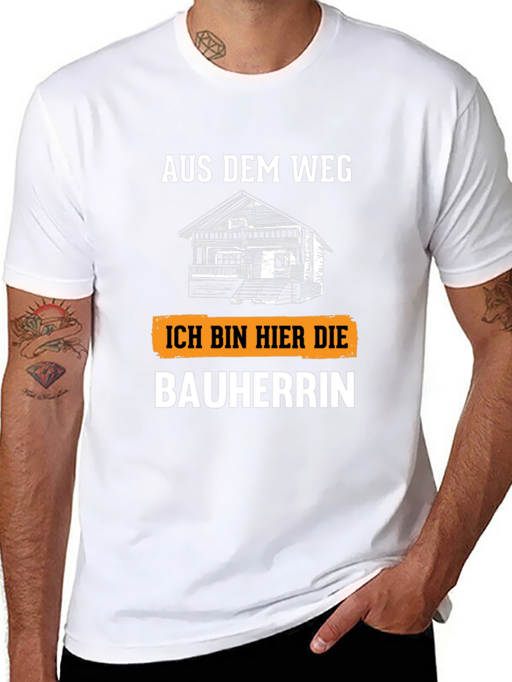 Bauherrin T-Shirt - German Construction Boss Tee