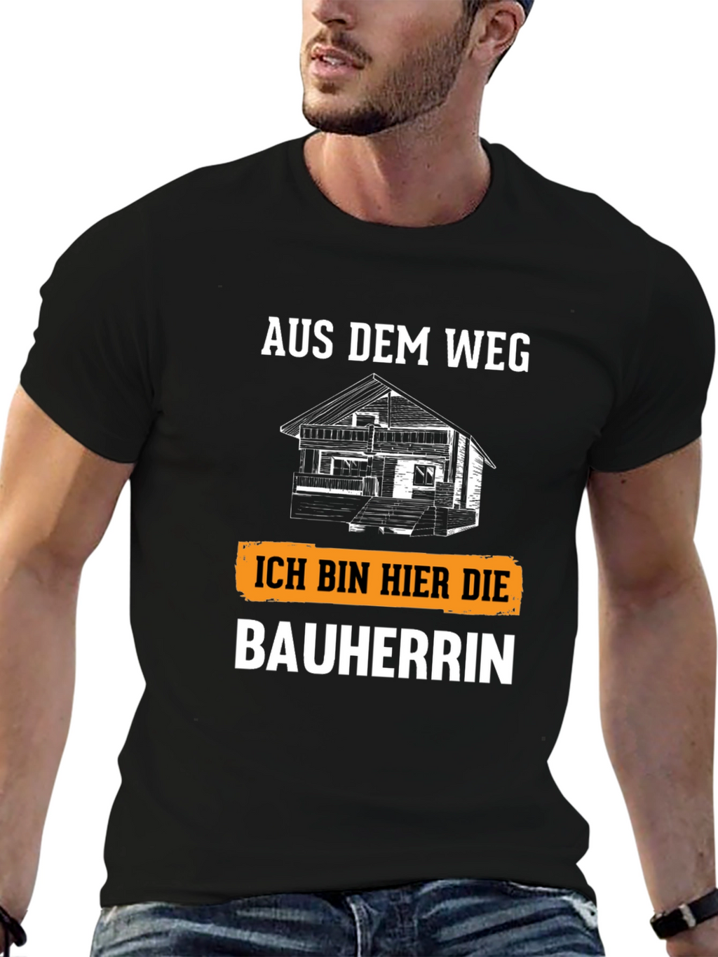 Bauherrin T-Shirt - German Construction Boss Tee