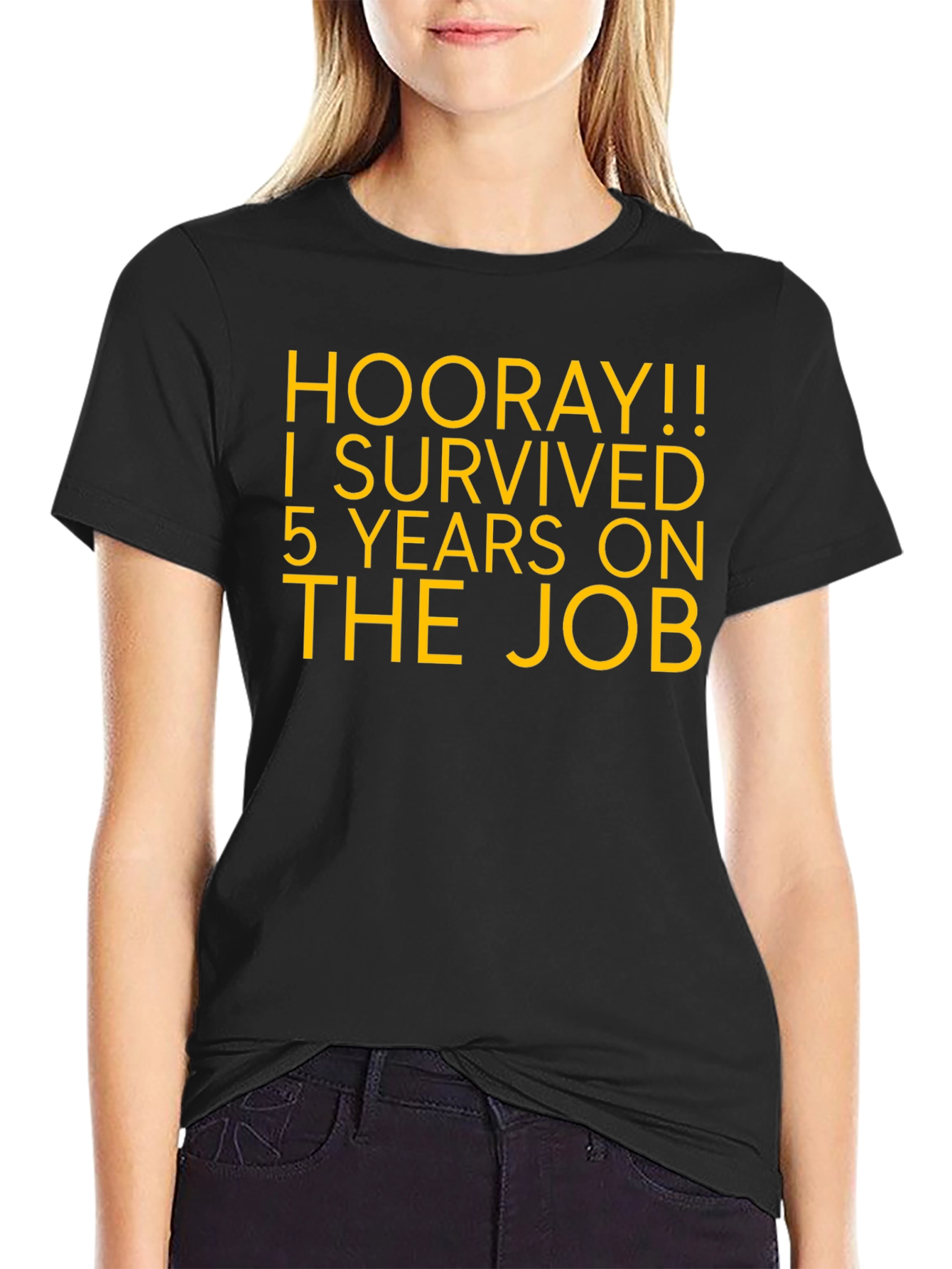 Hooray! 5 Years On The Job T-Shirt