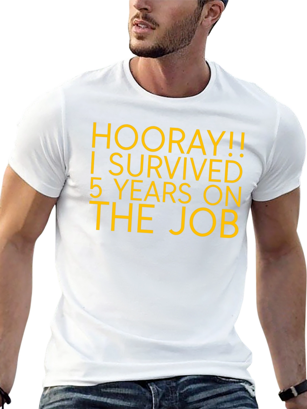 Hooray! 5 Years On The Job T-Shirt