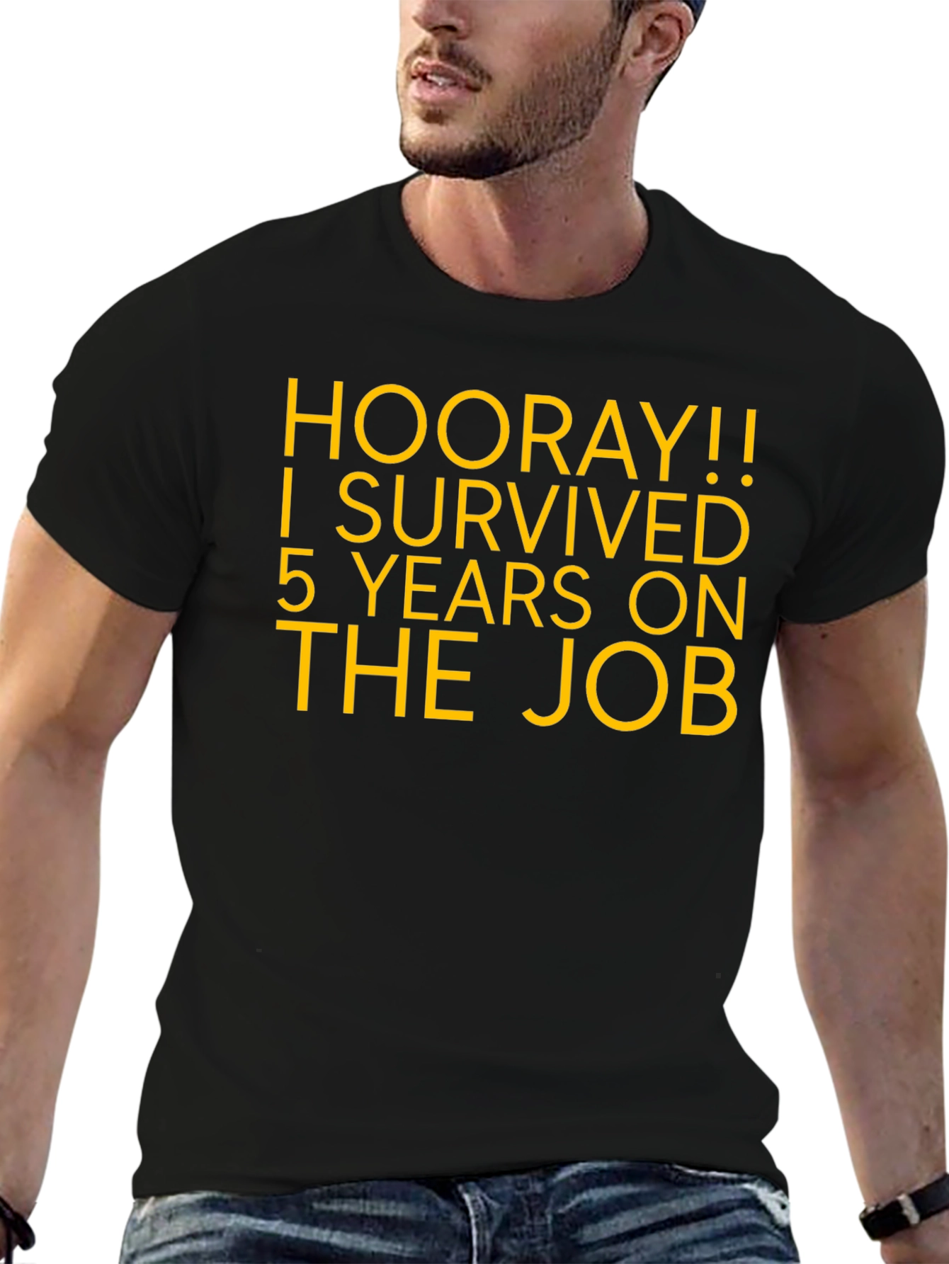 Hooray! 5 Years On The Job T-Shirt