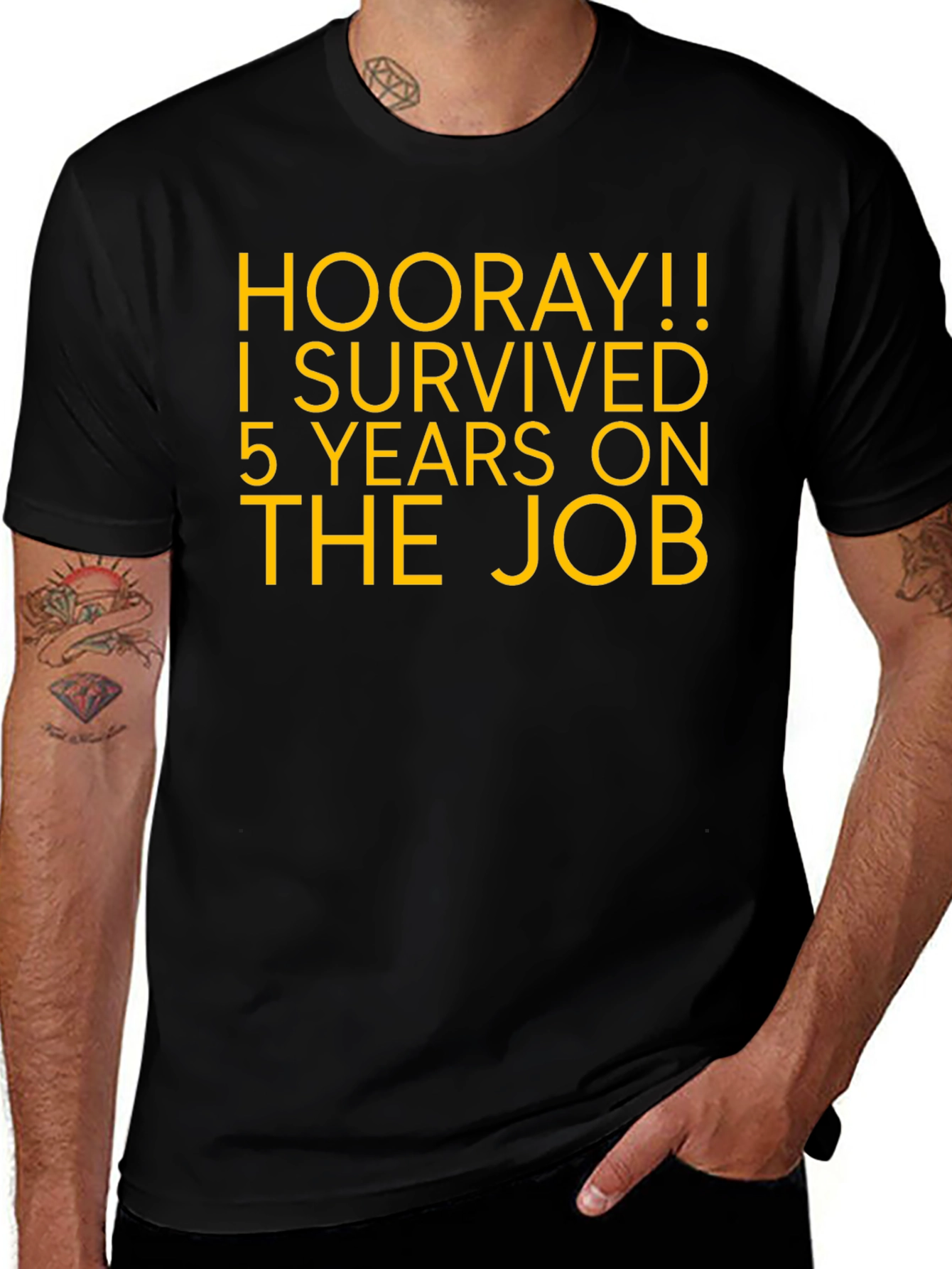 Hooray! 5 Years On The Job T-Shirt