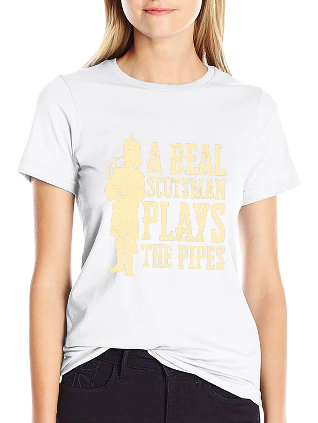 A Real Scotsman Plays The Pipes T-Shirt