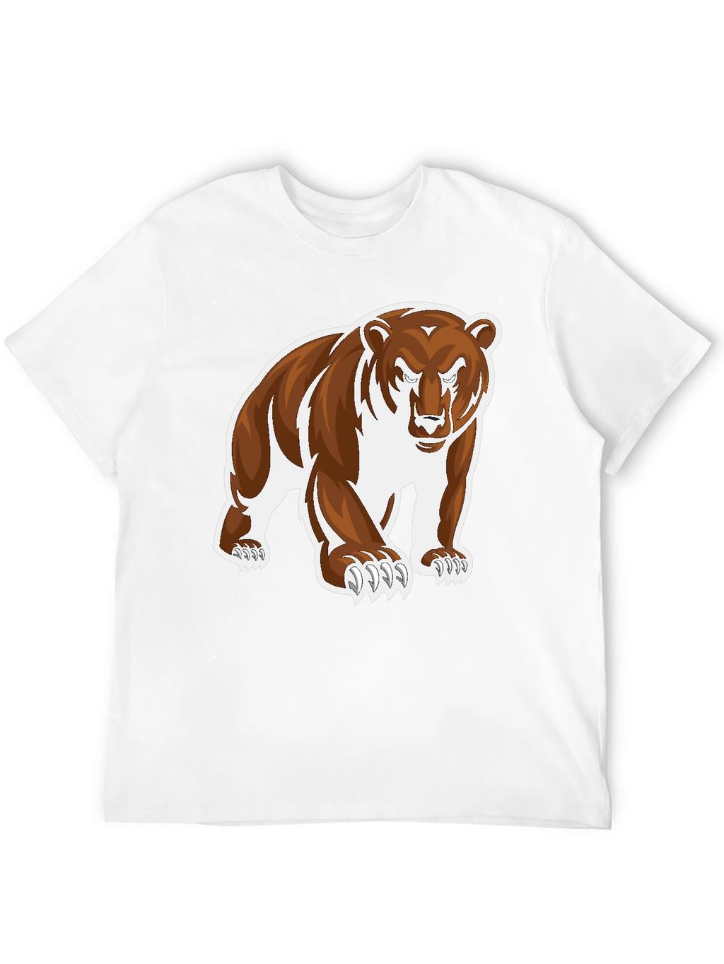 Bear Graphic Print T-Shirt