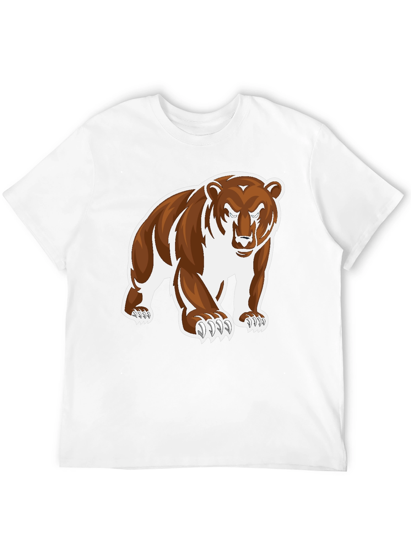 Bear Graphic Print T-Shirt
