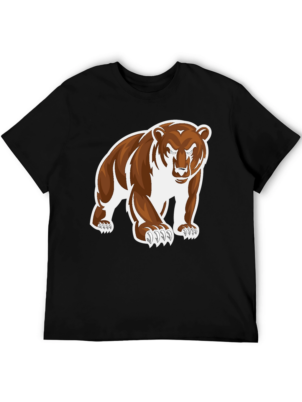 Bear Graphic Print T-Shirt