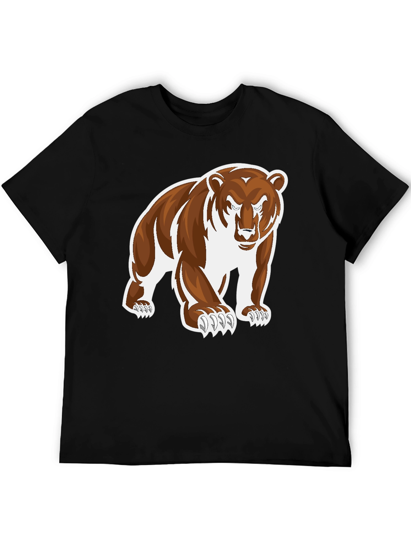 Bear Graphic Print T-Shirt