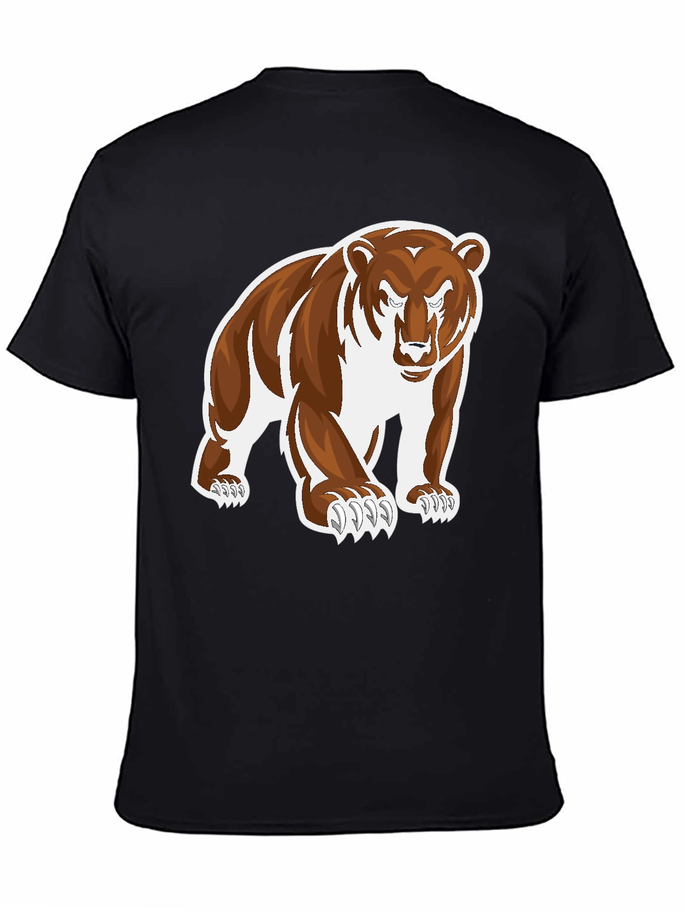 Bear Graphic Print T-Shirt