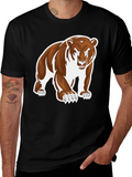 Bear Graphic Print T-Shirt