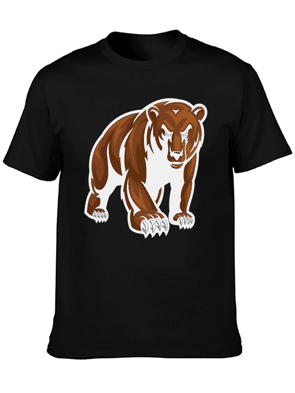 Bear Graphic Print T-Shirt