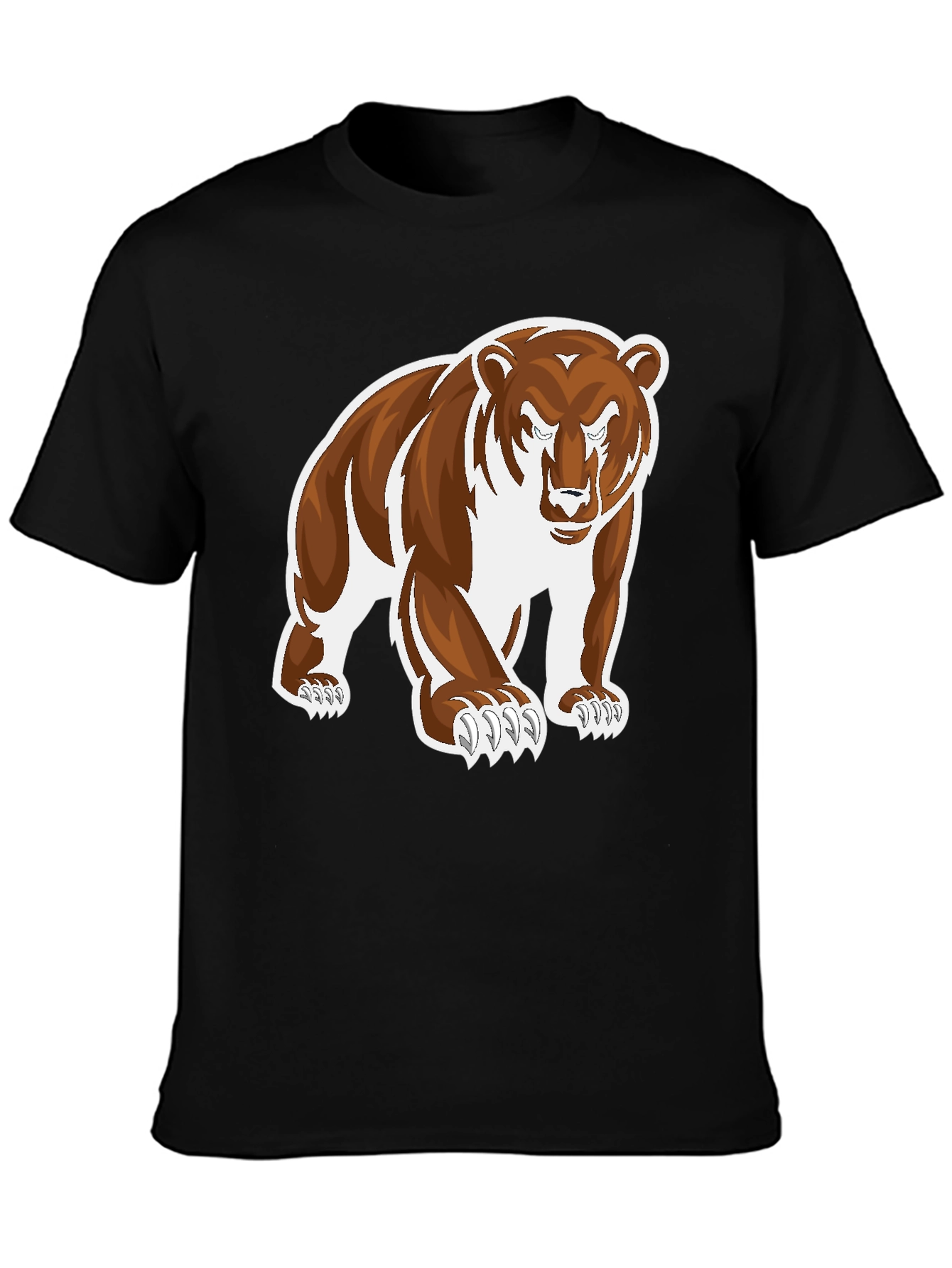 Bear Graphic Print T-Shirt