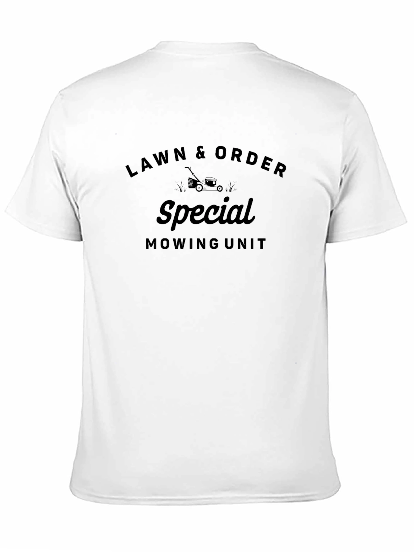 Lawn & Order Special Mowing Unit Black T-Shirt