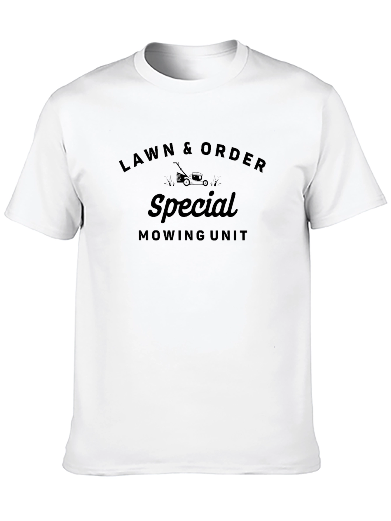 Lawn & Order Special Mowing Unit Black T-Shirt