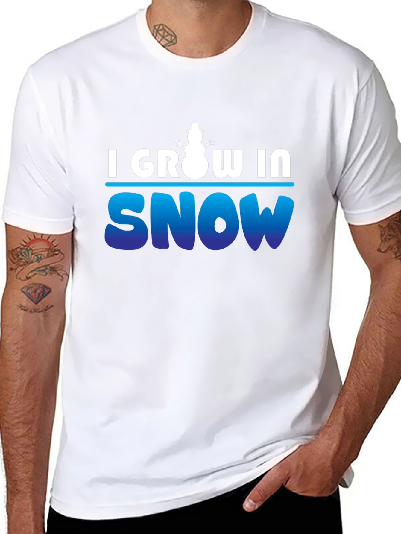 I Grow in Snow - Winter T-Shirt