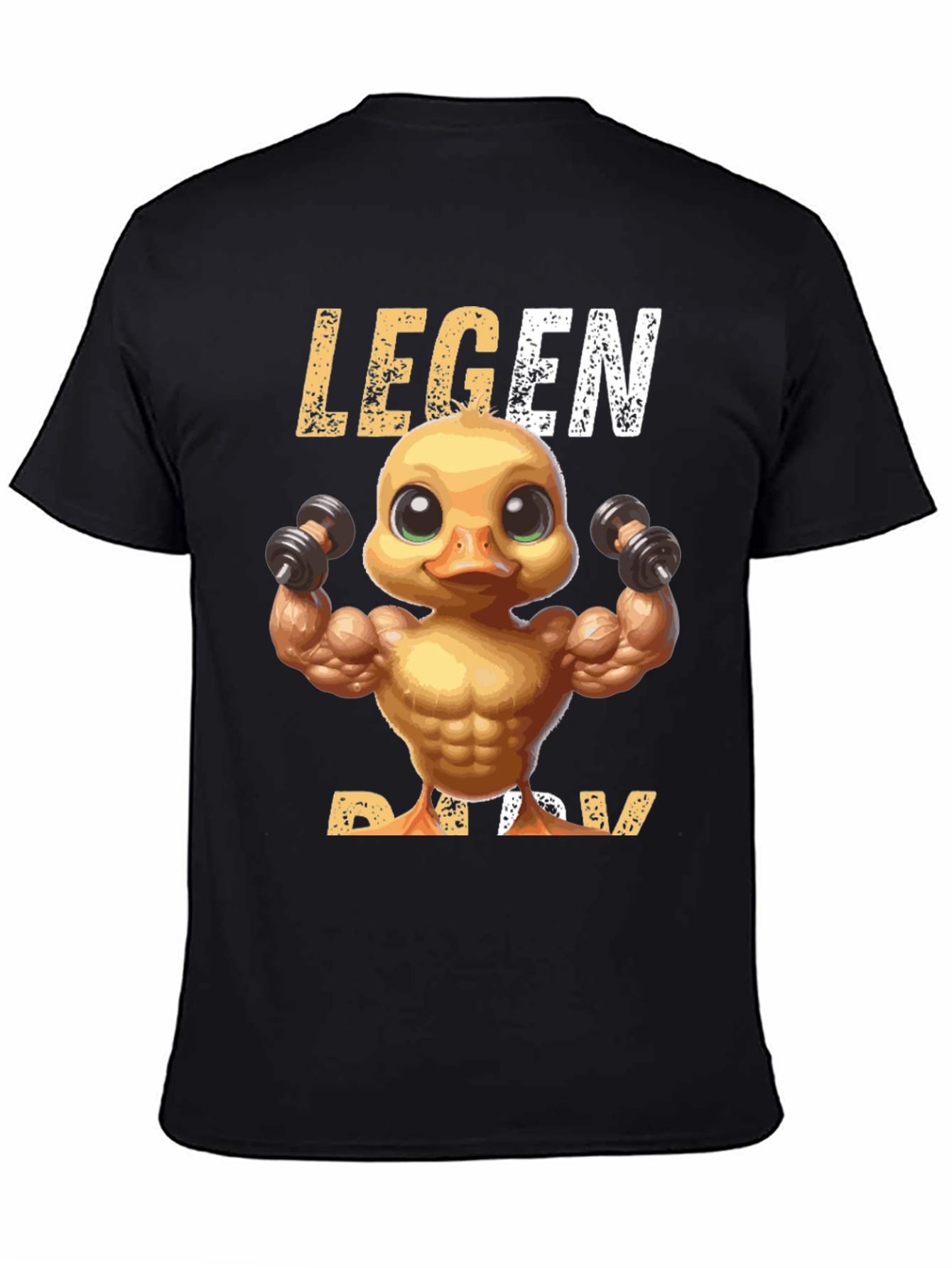 Legend Ducky T-Shirt - Workout Duck Design