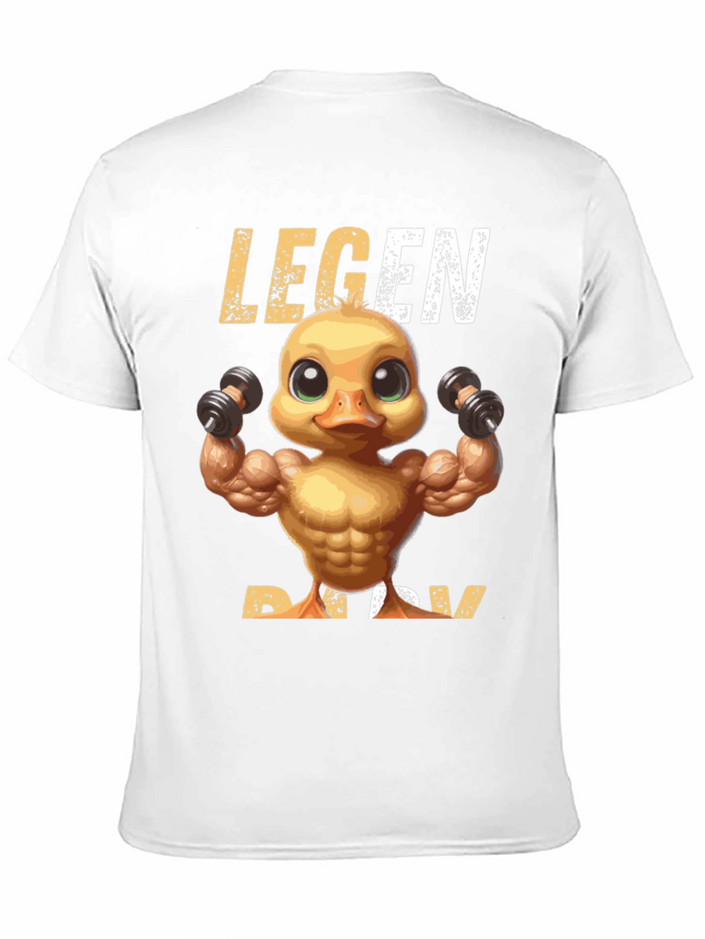 Legend Ducky T-Shirt - Workout Duck Design