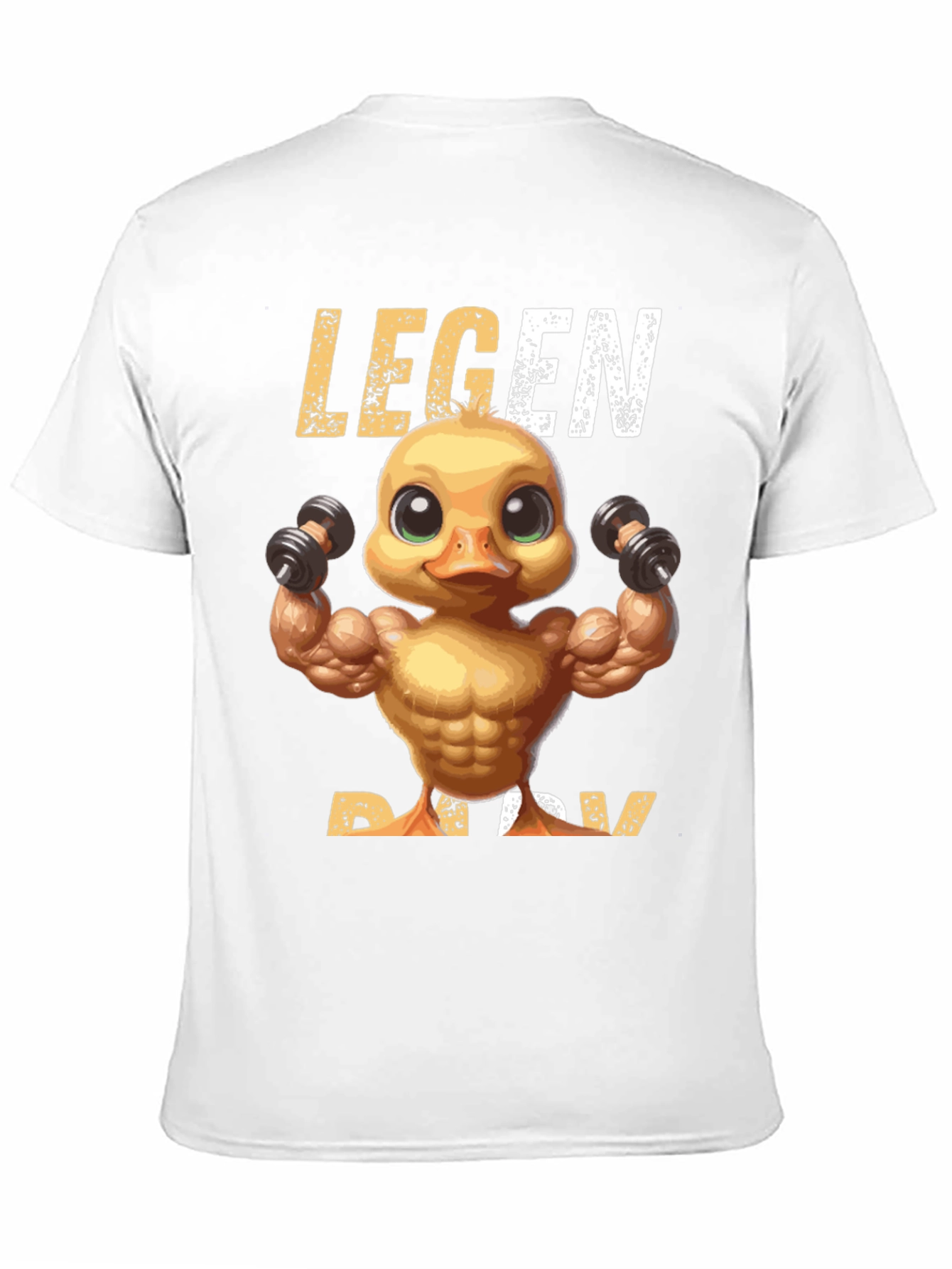 Legend Ducky T-Shirt - Workout Duck Design