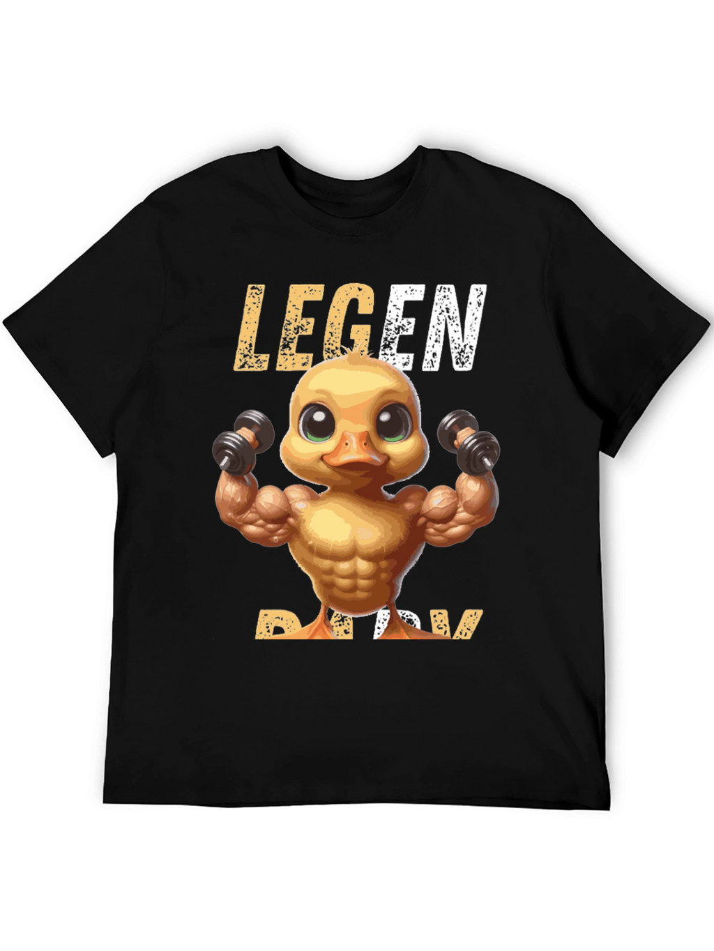 Legend Ducky T-Shirt - Workout Duck Design