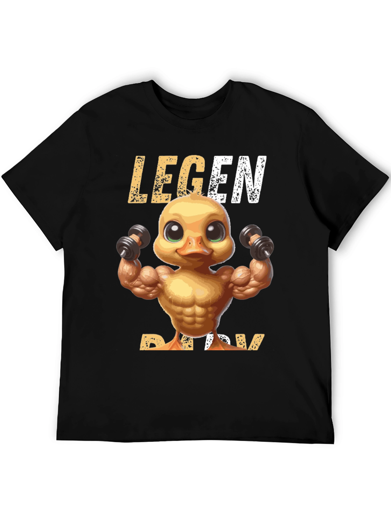 Legend Ducky T-Shirt - Workout Duck Design