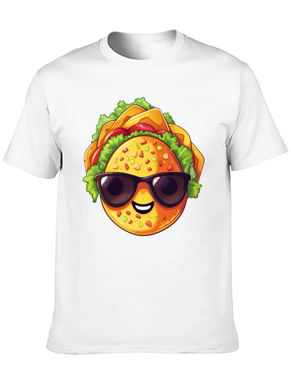 Cool Taco Graphic T-Shirt - Stylish Black Tee
