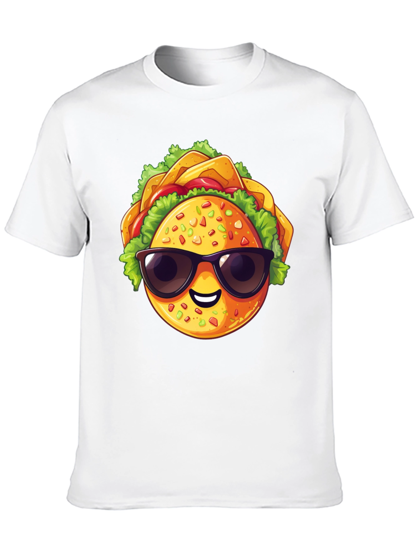Cool Taco Graphic T-Shirt - Stylish Black Tee
