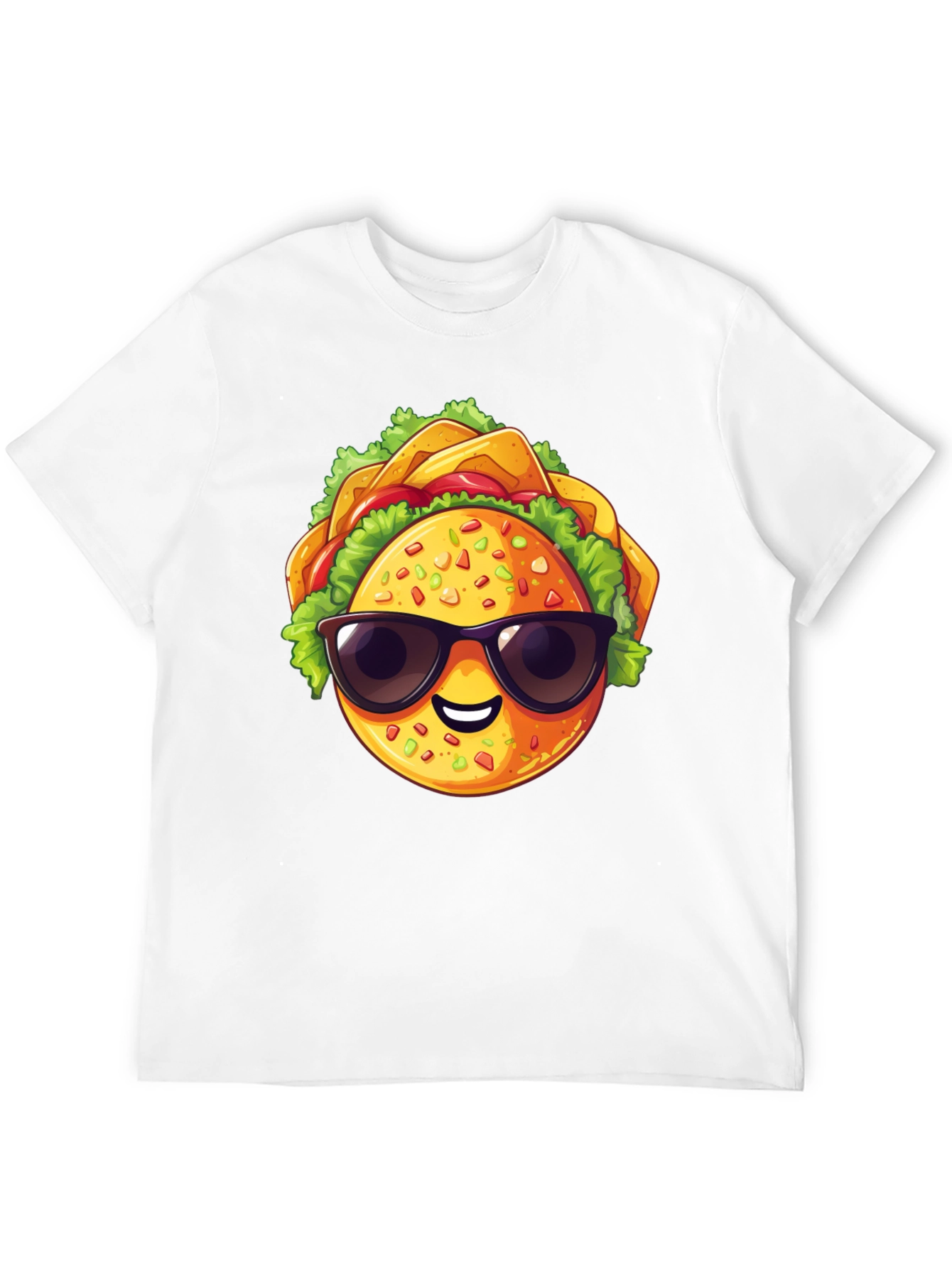 Cool Taco Graphic T-Shirt - Stylish Black Tee