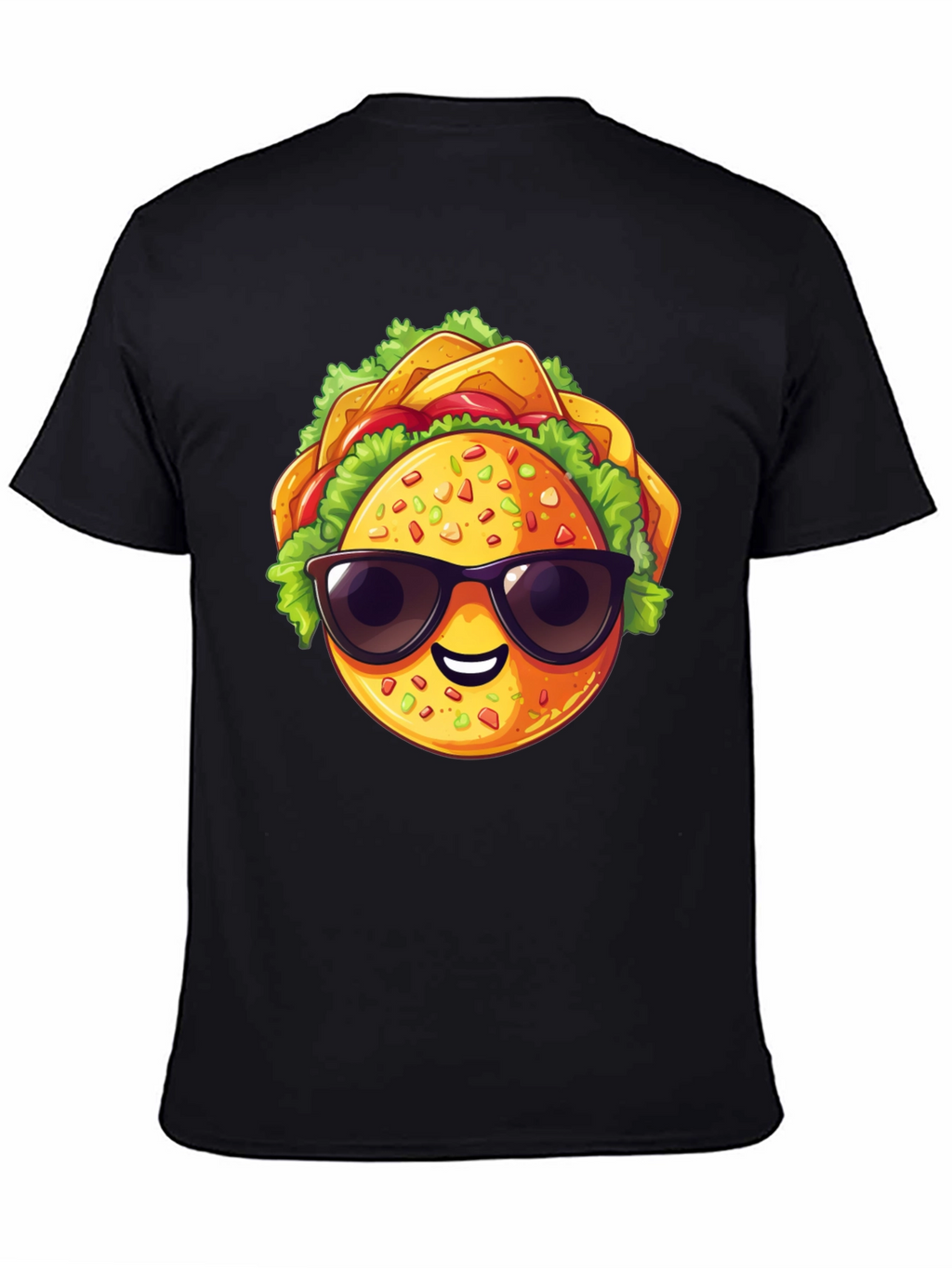 Cool Taco Graphic T-Shirt - Stylish Black Tee