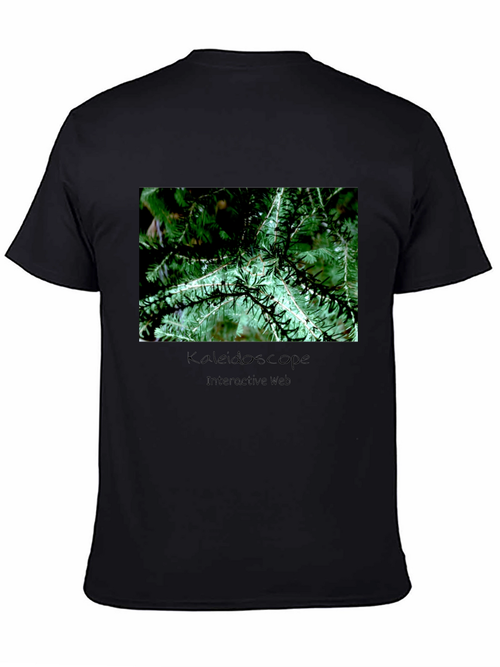 Nature Kaleidoscope Interactive Web Graphic Tee