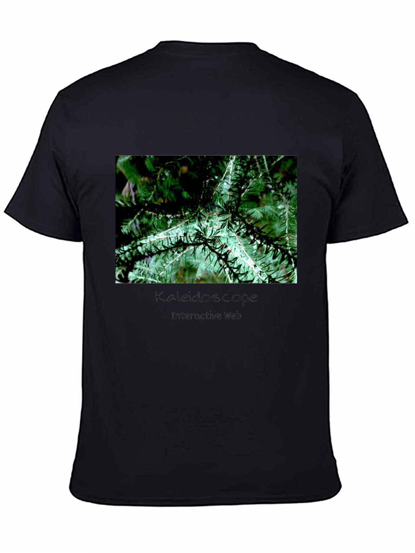 Nature Kaleidoscope Interactive Web Graphic Tee