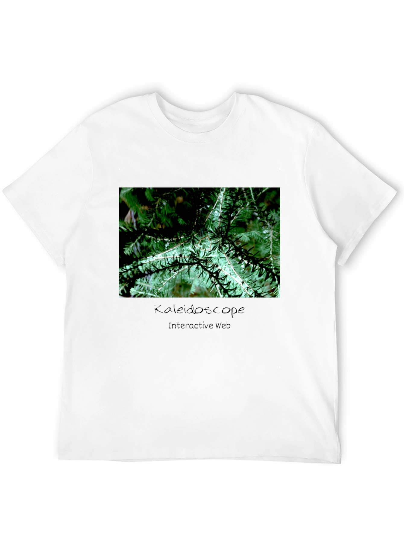 Nature Kaleidoscope Interactive Web Graphic Tee