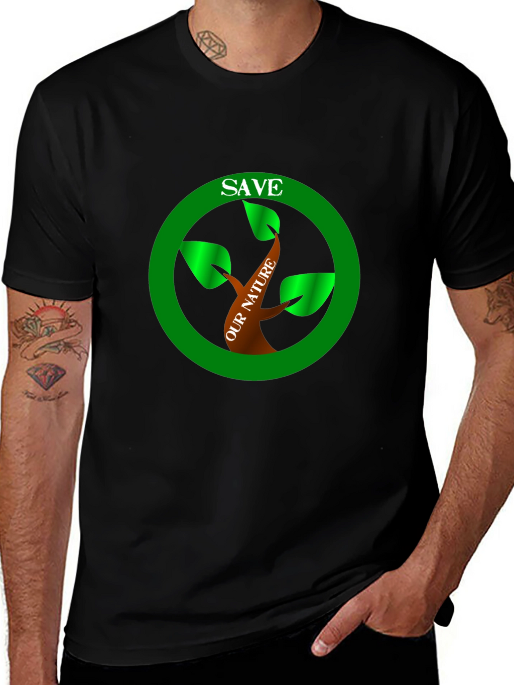Save Our Nature Graphic Tee - Eco-Friendly