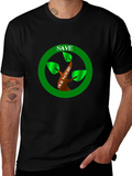 Save Our Nature Graphic Tee - Eco-Friendly