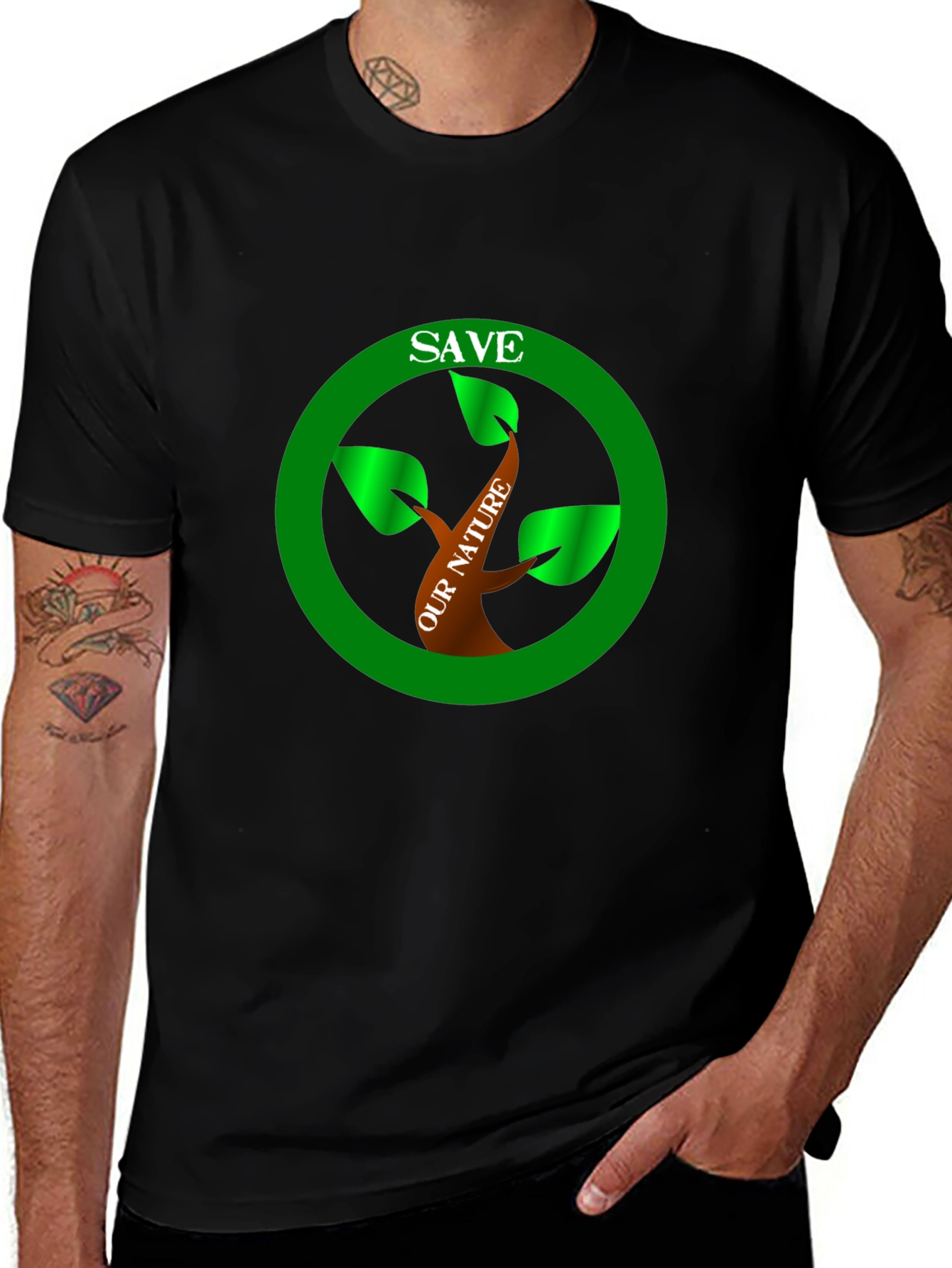 Save Our Nature Graphic Tee - Eco-Friendly