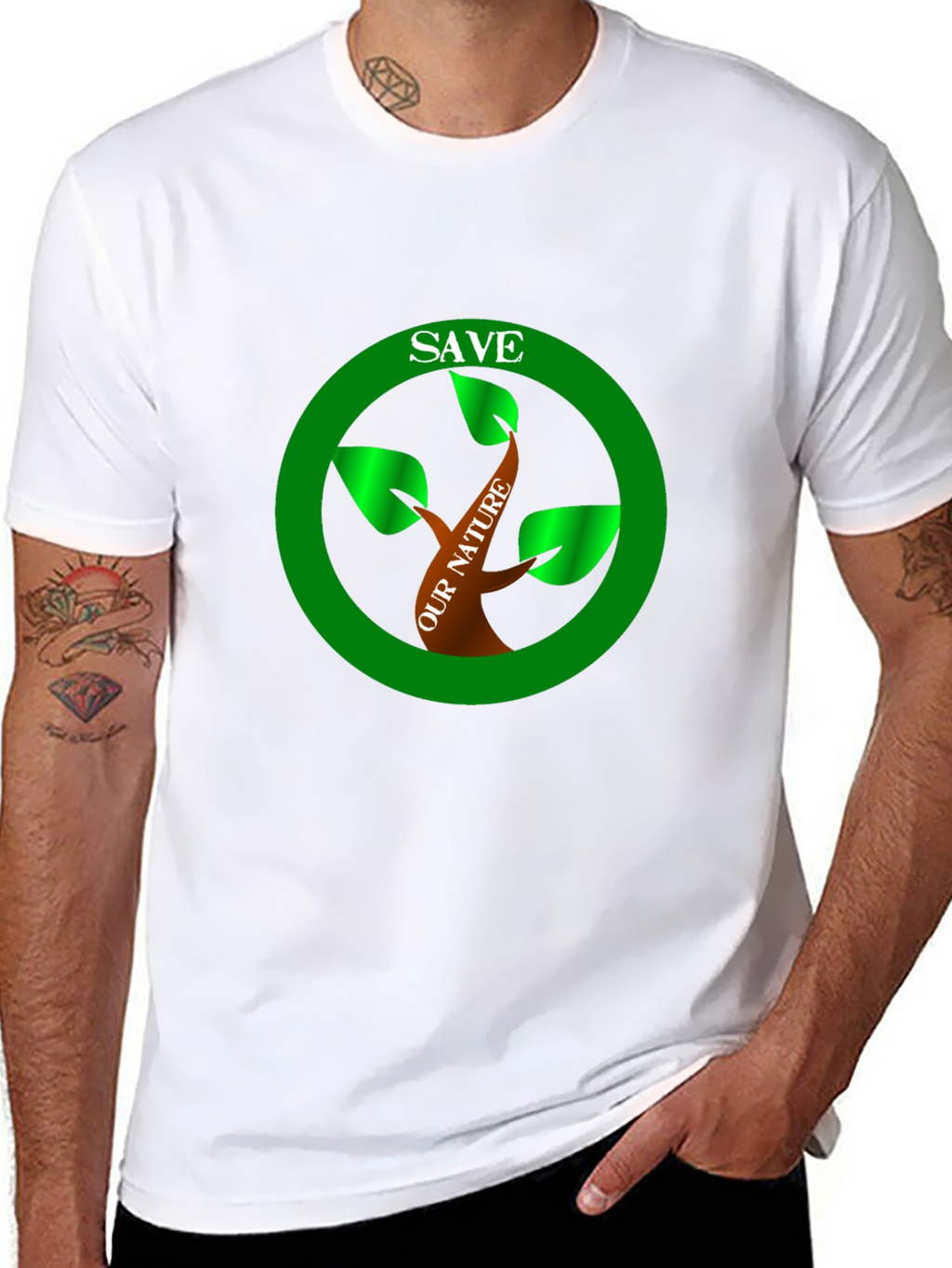 Save Our Nature Graphic Tee - Eco-Friendly