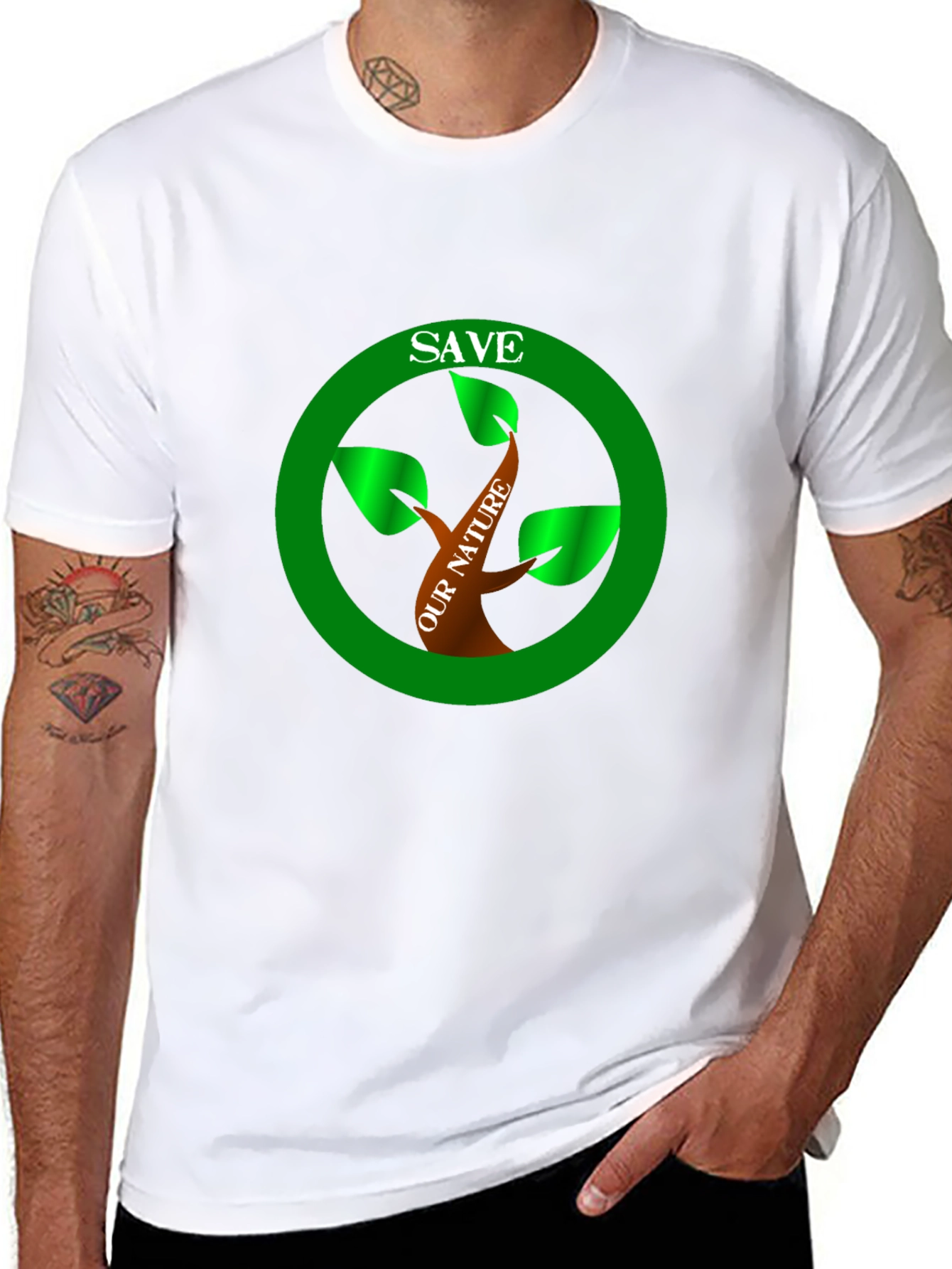 Save Our Nature Graphic Tee - Eco-Friendly