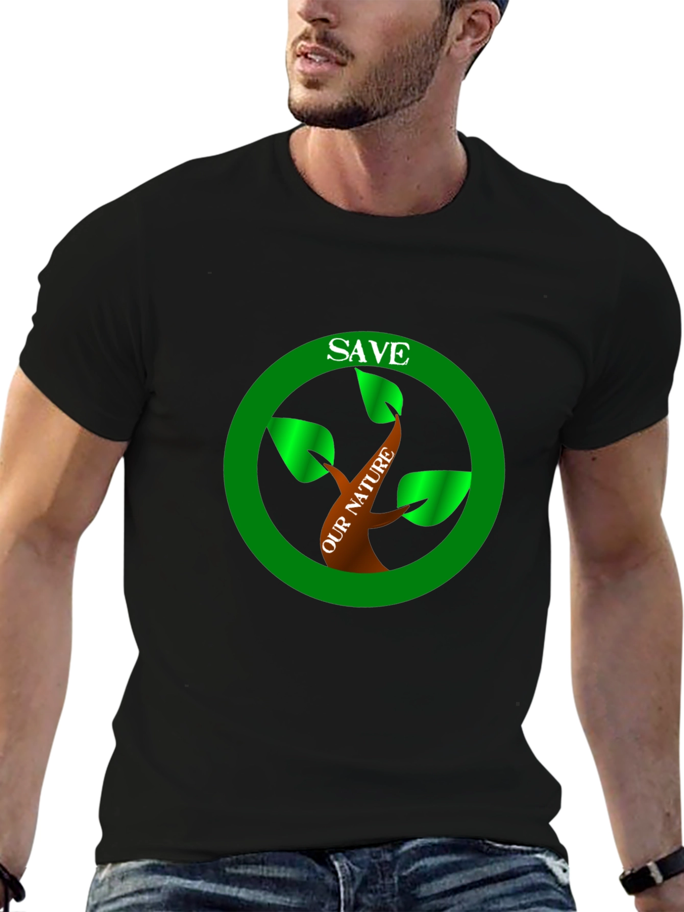 Save Our Nature Graphic Tee - Eco-Friendly
