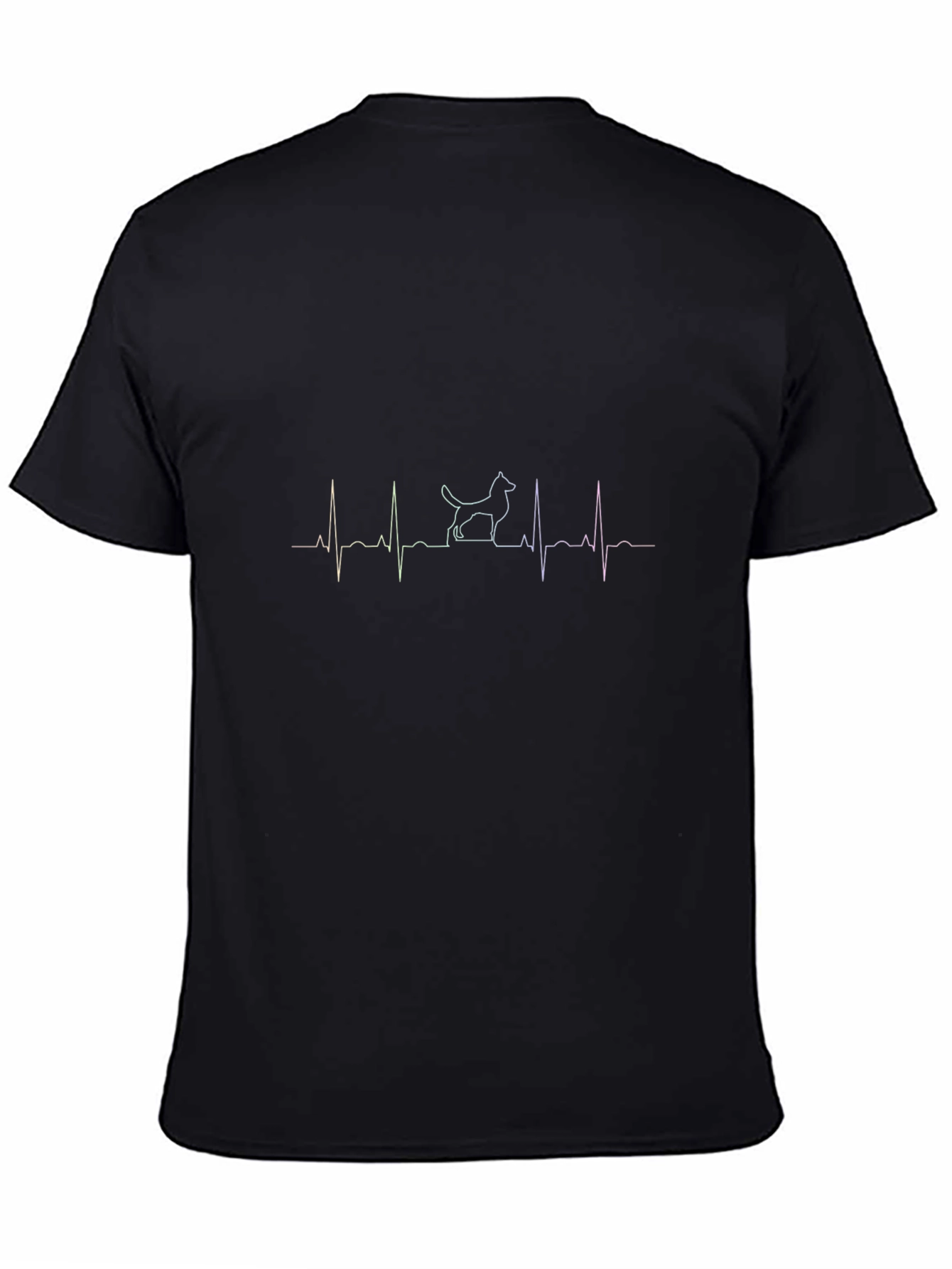 Dog Heartbeat Graphic Tee - Stylish & Unique Design