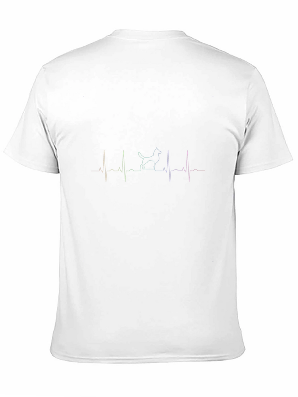 Dog Heartbeat Graphic Tee - Stylish & Unique Design