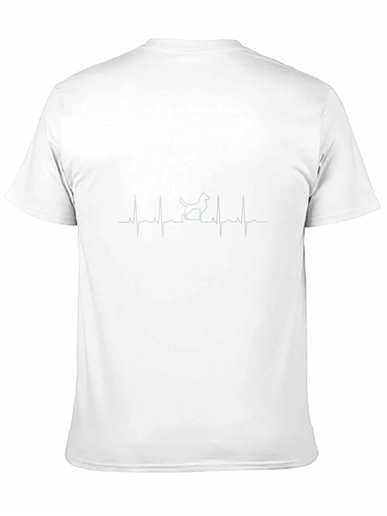 Dog Heartbeat Graphic Tee - Stylish & Unique Design