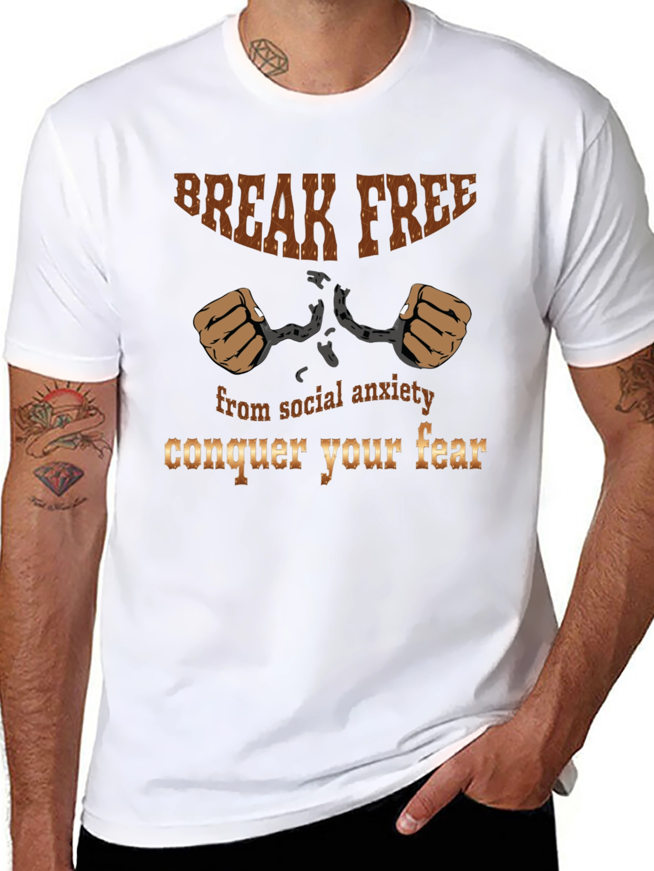 Break Free T-Shirt - Conquer Your Fear