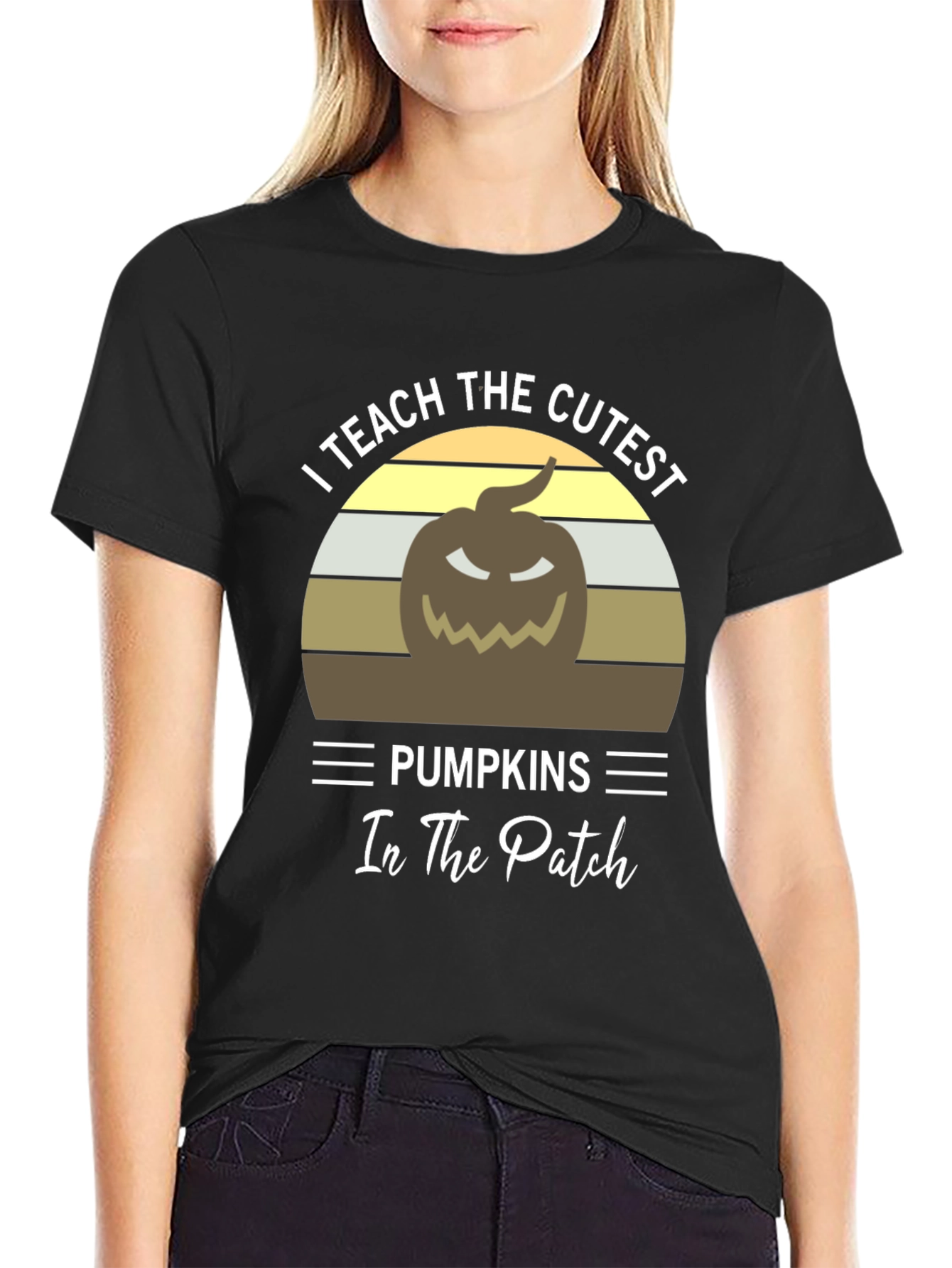 I Teach the Cutest Pumpkins T-Shirt - Halloween Teacher Tee