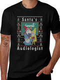 Santas Favorite Audiologist Ugly Christmas T-Shirt