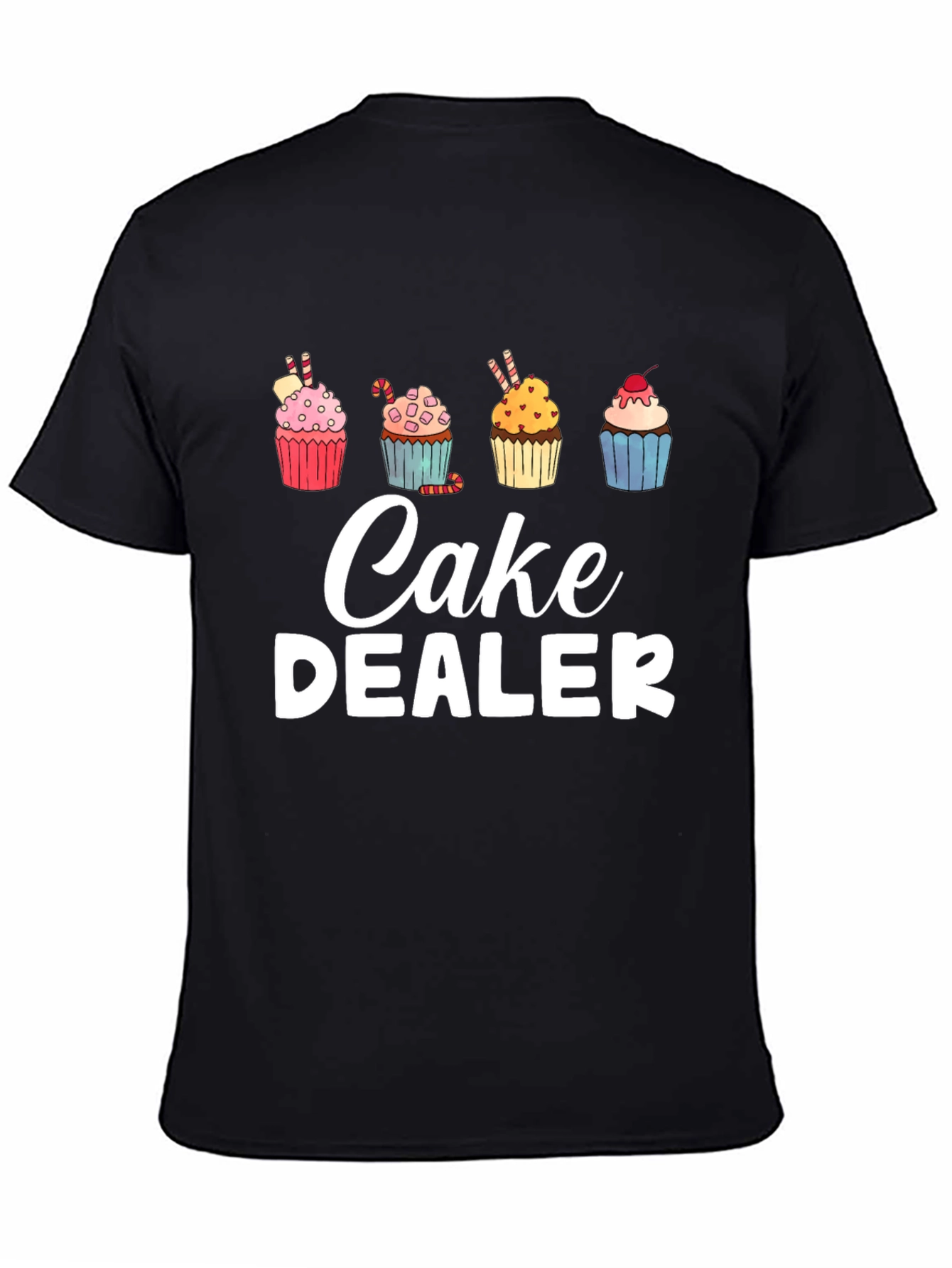 Cake Dealer Graphic Tee - Funny Baker Shirt